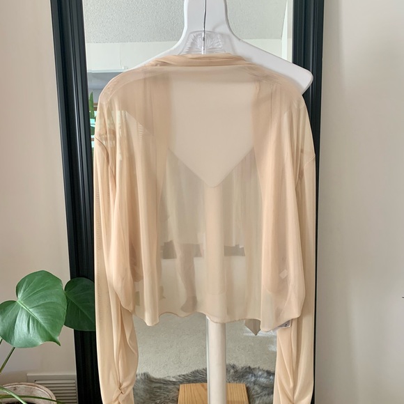 Nude Sheer Wrap - Picture 4 of 5